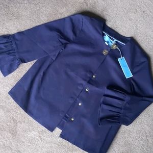 NWT Draper James Navy Jacket